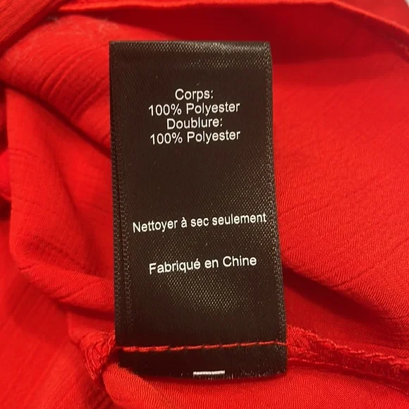 Anthropologie ASTR the Label Red Tina Tie-Waist Satin Cami Medium NWT - Picture 10 of 12